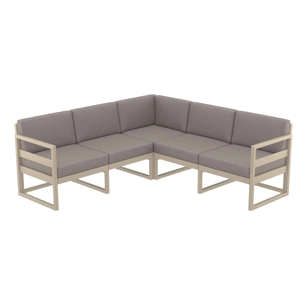 FL Mykonos Hospitality Outdoor Corner Lounge with Cushion