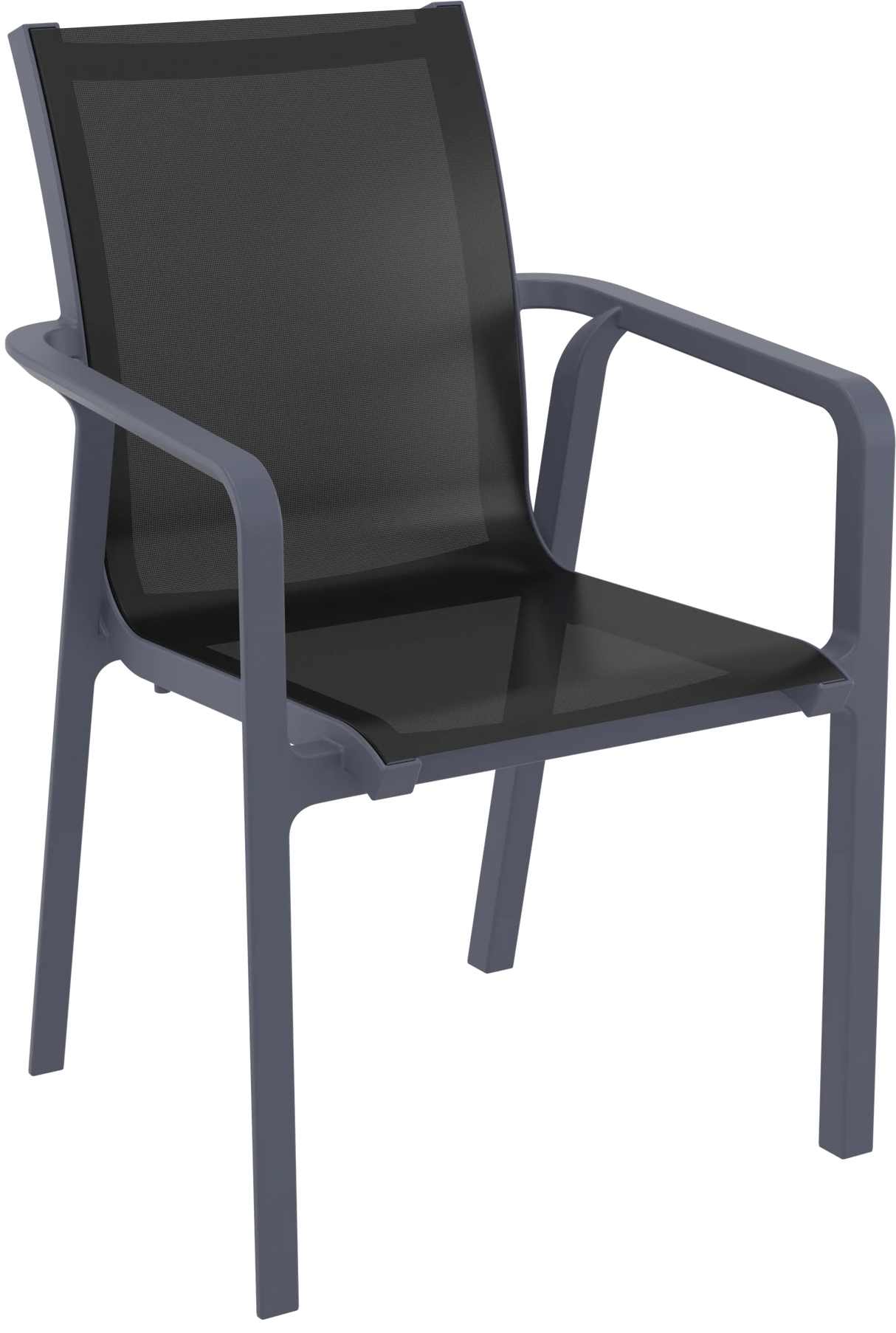 FL Pacific Hospitality Outdoor Stackable Armchair