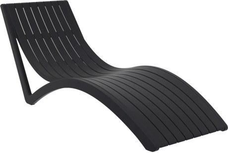 FL Slim 4 Slim Poolside Sunlounger with Cushion & 2 Ocean Side Table Package