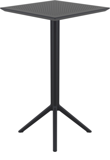 FL Sky Hospitality Outdoor Square Folding Bar Table