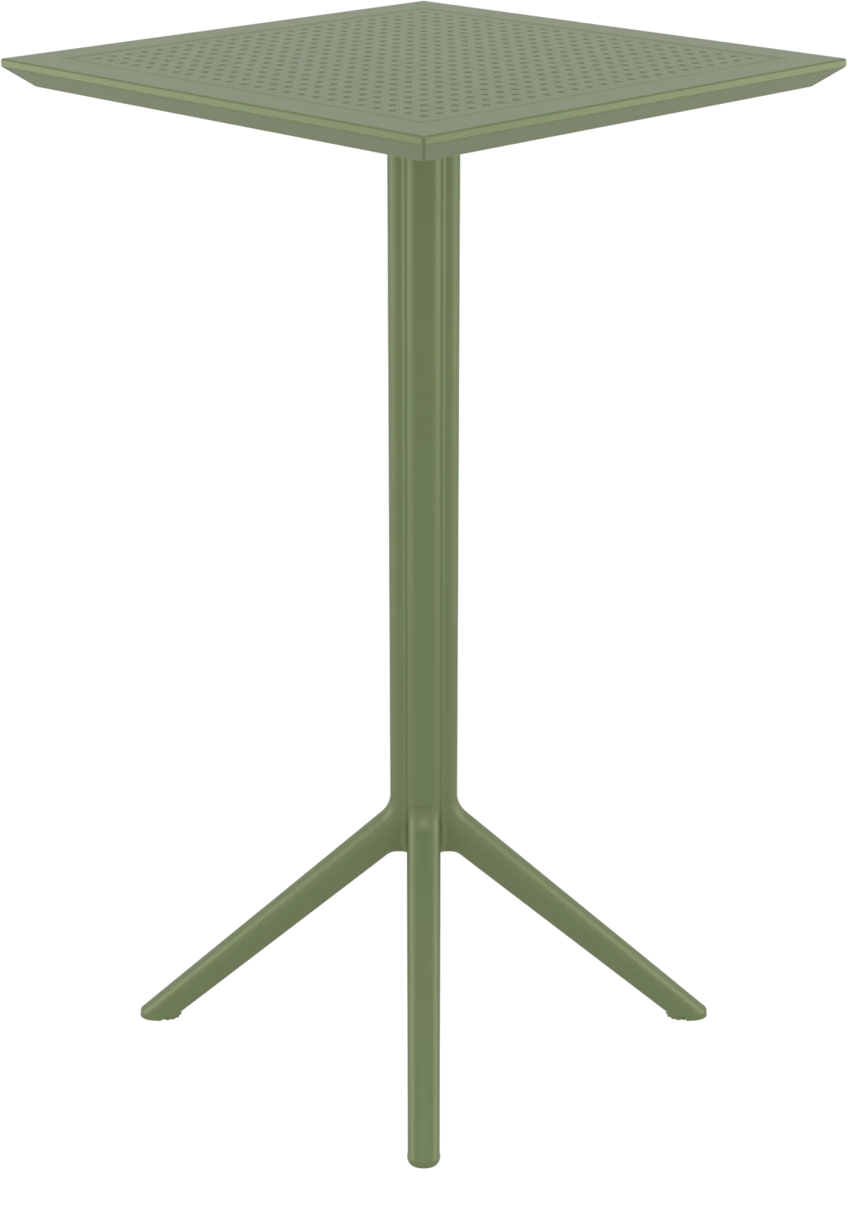 FL Sky Hospitality Outdoor Square Folding Bar Table