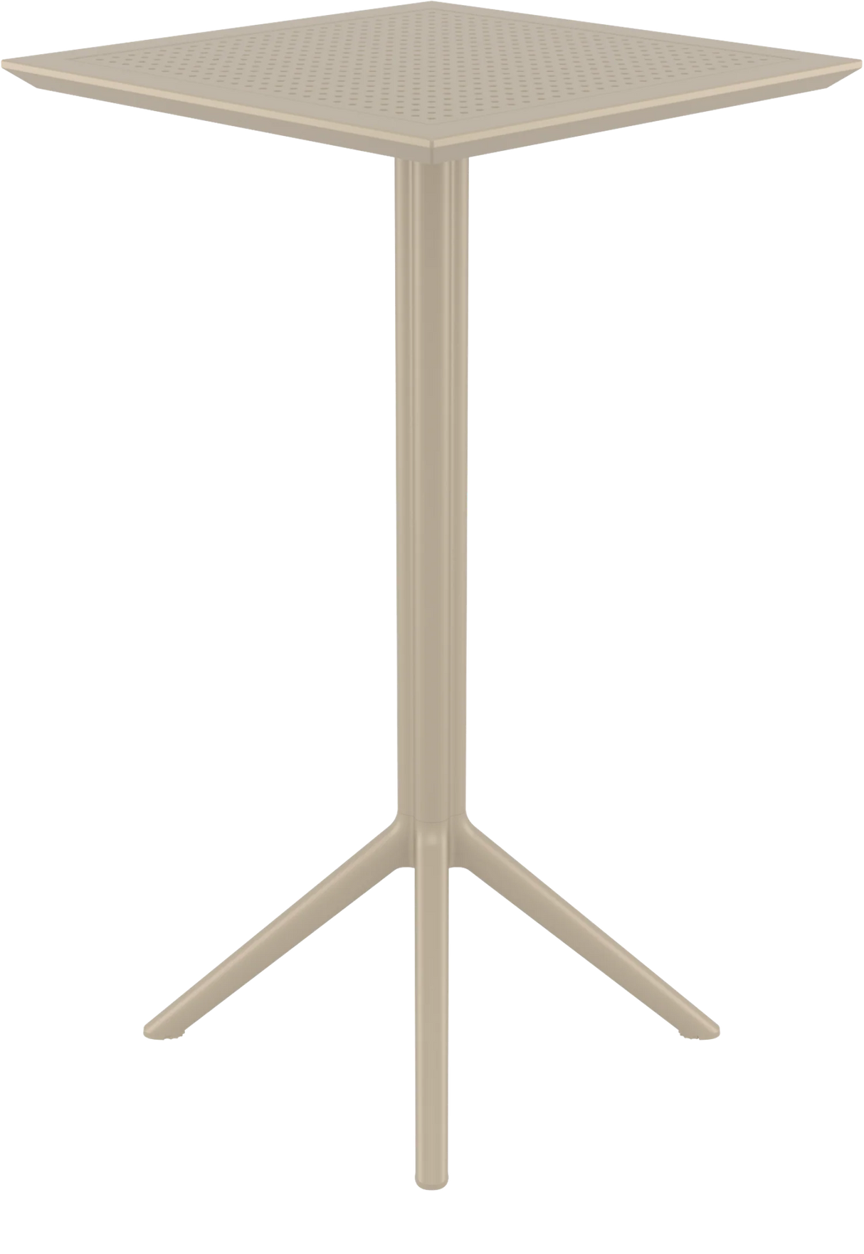 FL Sky Hospitality Outdoor Square Folding Bar Table