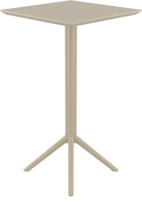 FL Sky Hospitality Outdoor Square Folding Bar Table