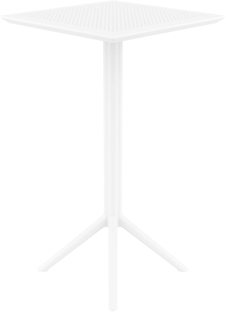 FL Sky Hospitality Outdoor Square Folding Bar Table