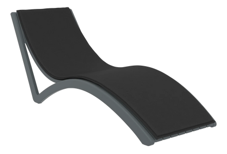 FL Slim Hospitality Stackable Sunlounger with Cushion