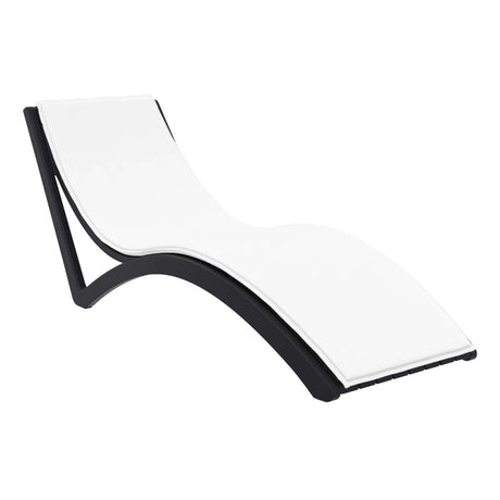 FL Slim Hospitality Stackable Sunlounger with Cushion