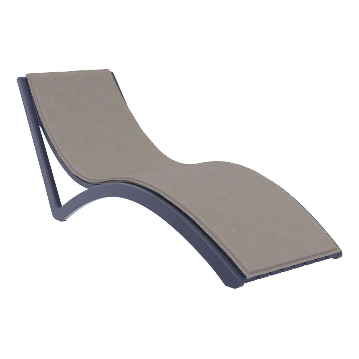 FL Slim Hospitality Stackable Sunlounger with Cushion