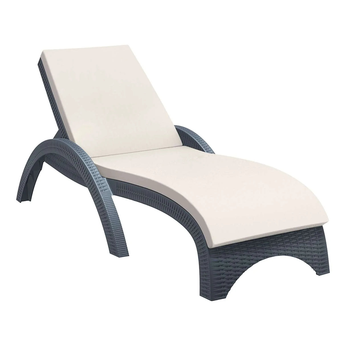 FL Fiji Hospitality Stackable Sunlounger with Cushion