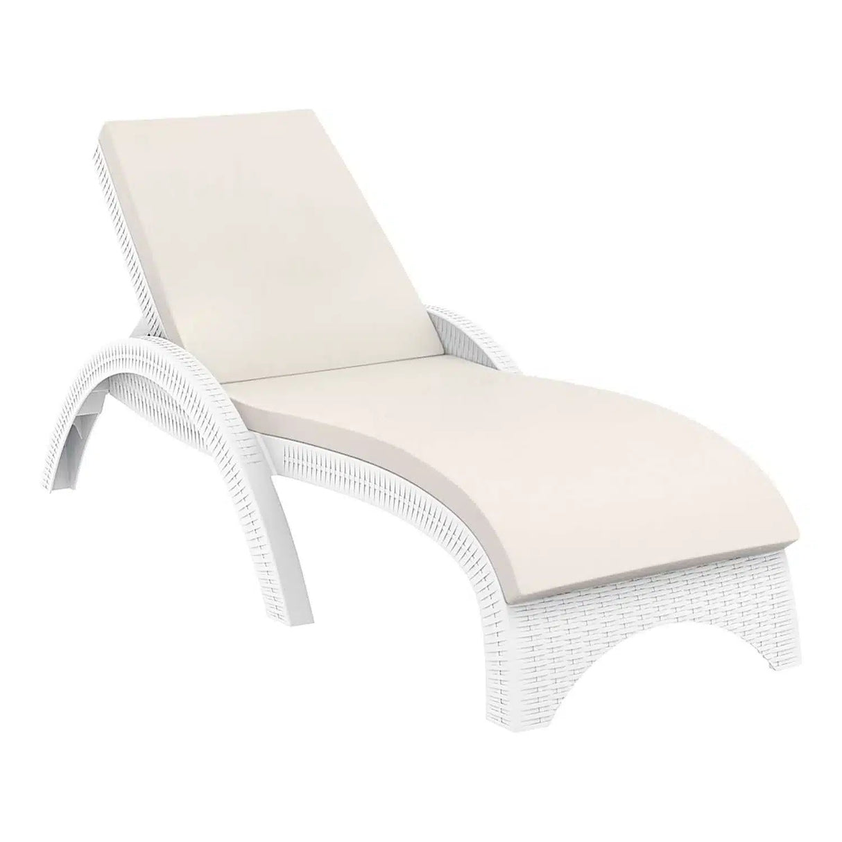 FL Fiji Hospitality Stackable Sunlounger with Cushion