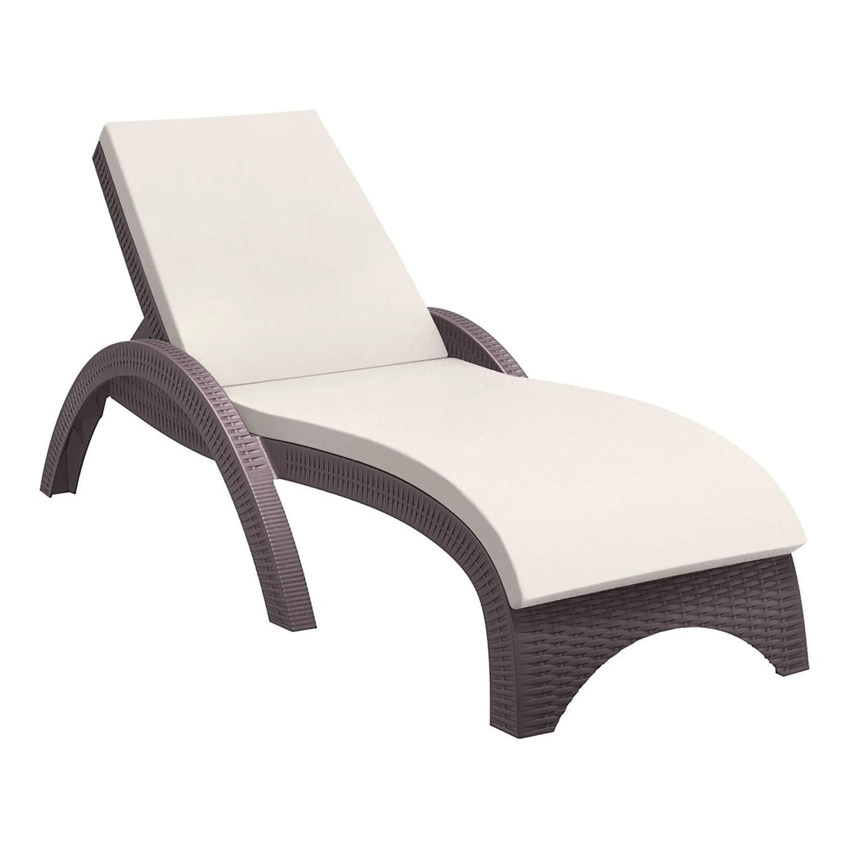 FL Fiji Hospitality Stackable Sunlounger with Cushion