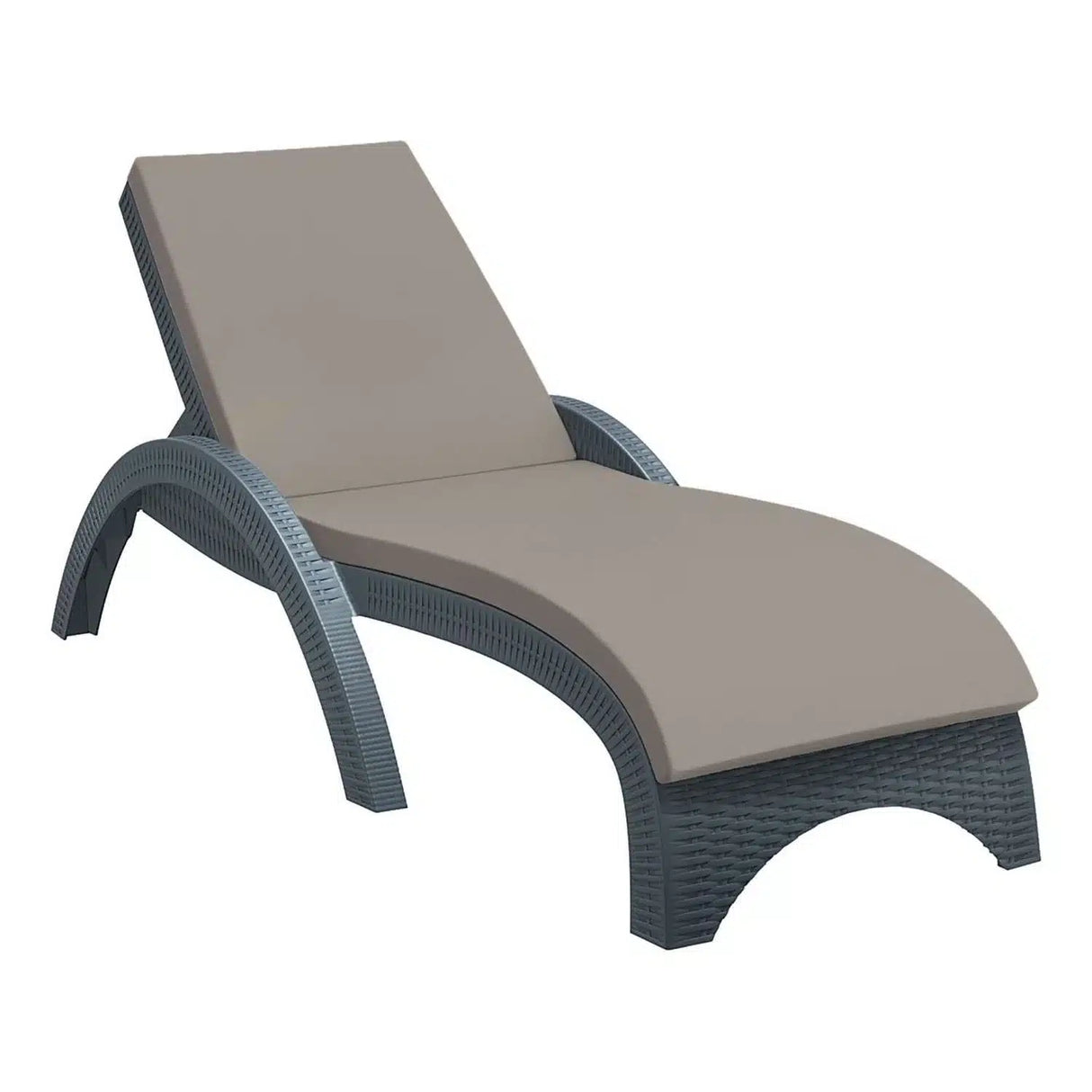 FL Fiji 4 Piece Sunlounger with Cushion & 2 Tequila Side Table Package