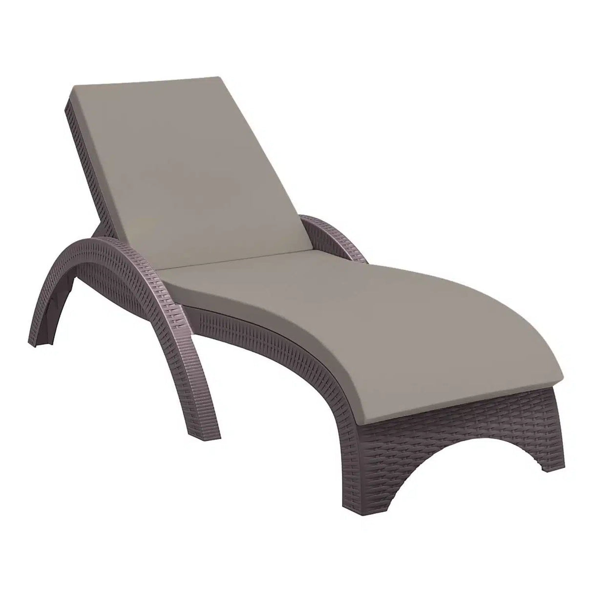 FL Fiji Hospitality Stackable Sunlounger with Cushion