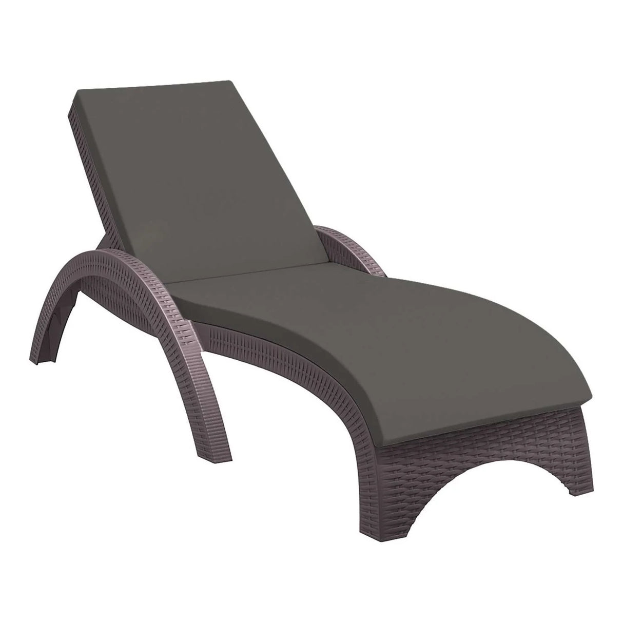 FL Fiji 4 Piece Sunlounger with Cushion & 2 Tequila Side Table Package