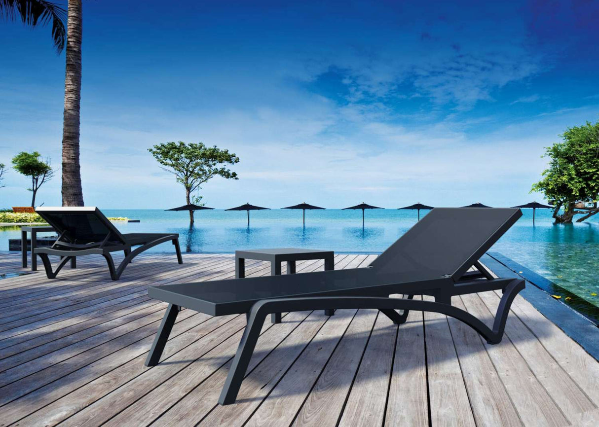 FL 2 Pacific Poolside Sunlounger with 2 Ocean Side Table Package