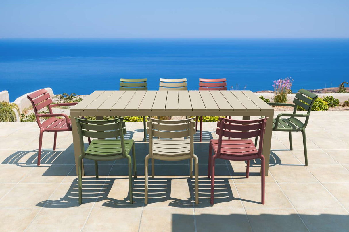 FL Paris Stackable Hospitality Outdoor Armchair