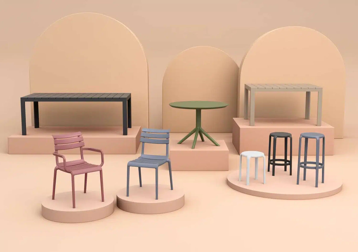 FL Paris Stackable Hospitality Outdoor Armchair