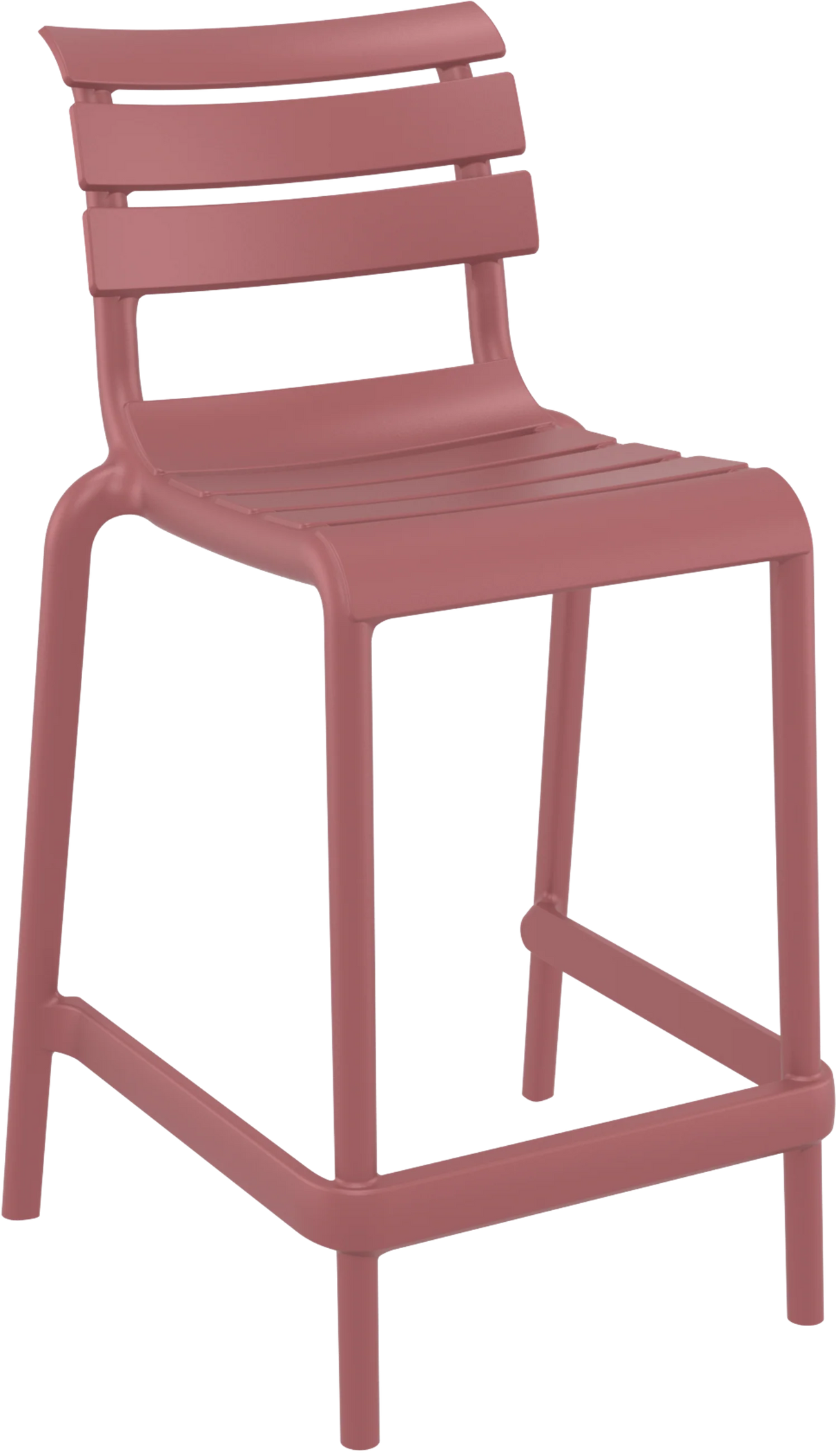 FL Helen Hospitality Stackable Outdoor Counter Stool