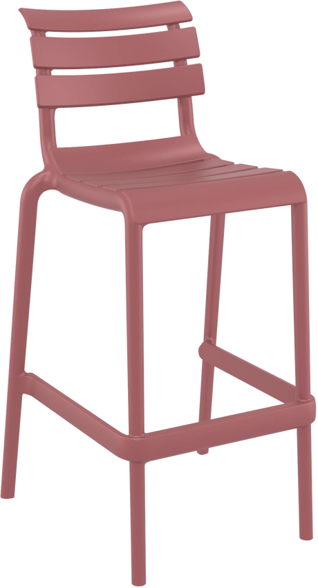 FL Helen Hospitality Stackable Outdoor Barstool