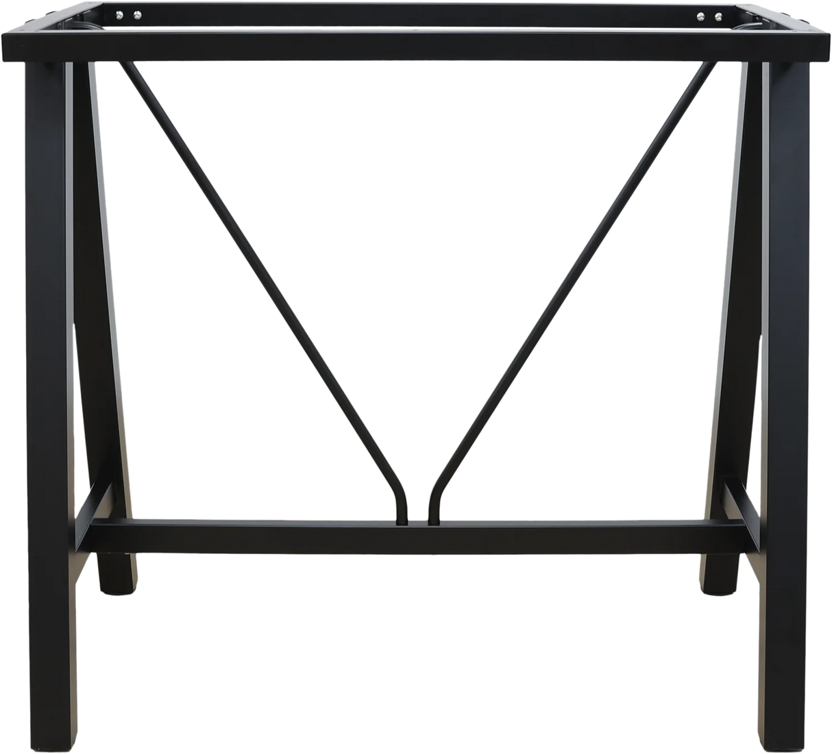 FL Durafurn A Shape Hospitality Steel Outdoor Bar Table Base