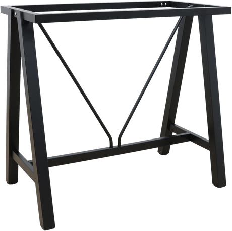FL Durafurn A Shape Hospitality Steel Outdoor Bar Table Base