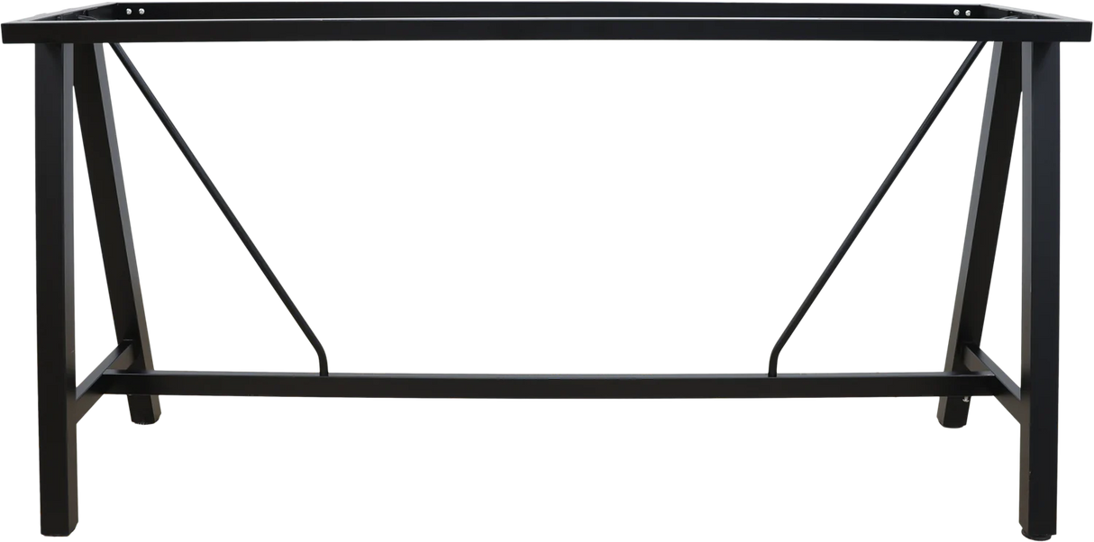 FL Durafurn A Shape Hospitality Steel Outdoor Bar Table Base