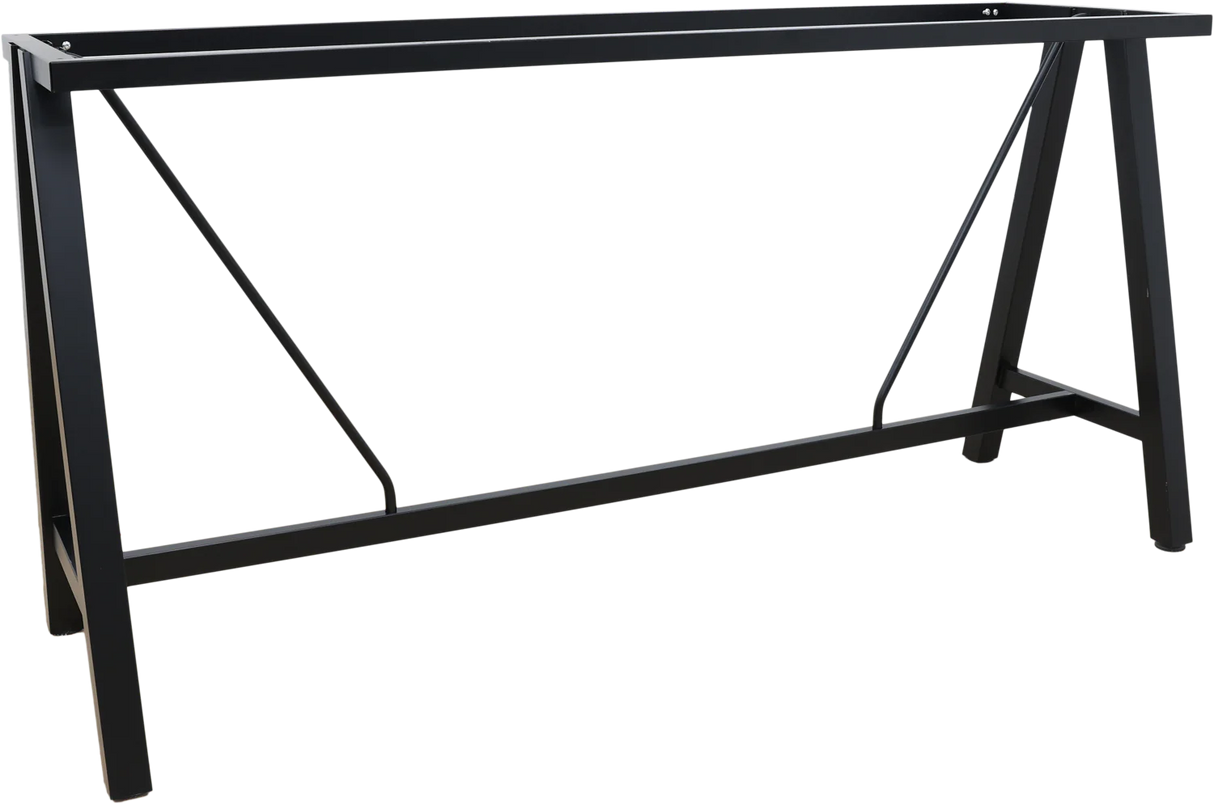 FL Durafurn A Shape Hospitality Steel Outdoor Bar Table Base