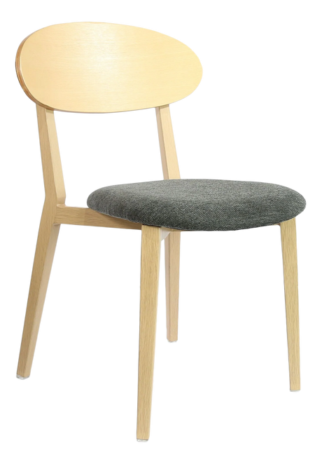 FL Atlanta Fabric Upholstered Seat Hospitality Stackable Dining Chair