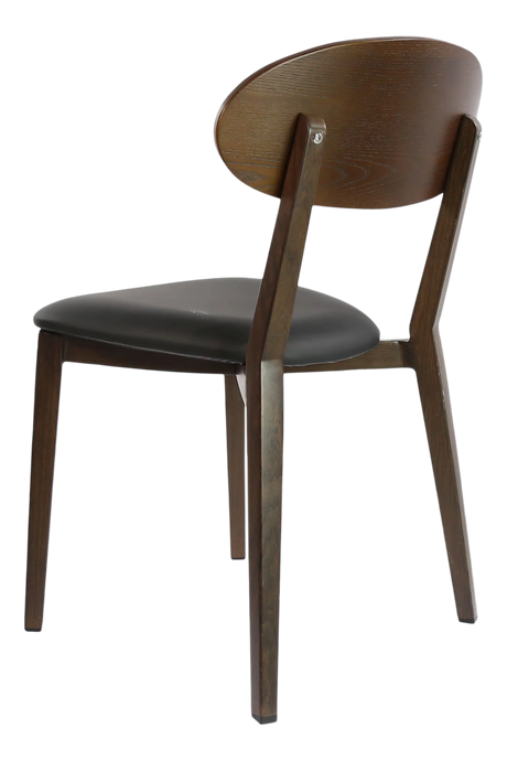 FL Atlanta Vinyl Upholstered Seat Hospitality Stackable Dining Chair