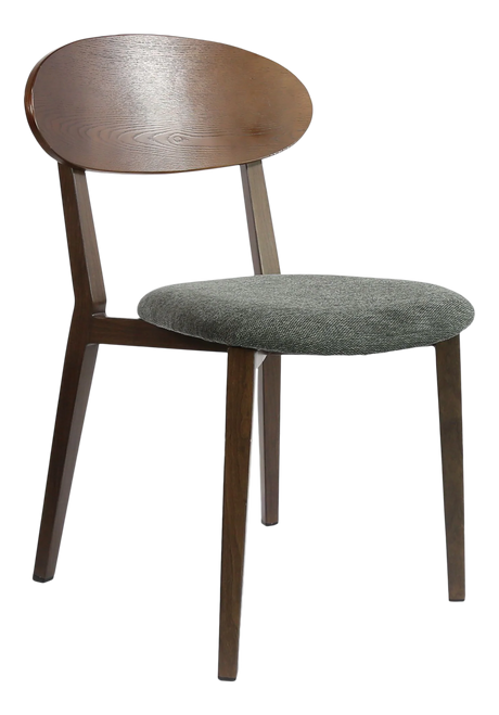 FL Atlanta Fabric Upholstered Seat Hospitality Stackable Dining Chair