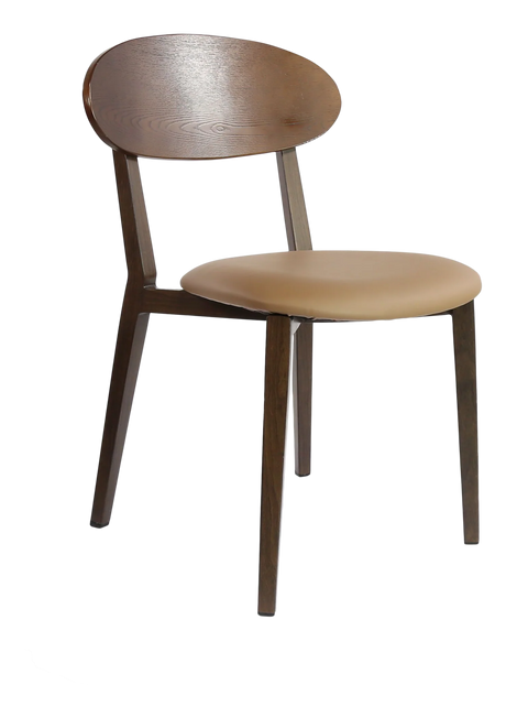FL Atlanta Vinyl Upholstered Seat Hospitality Stackable Dining Chair