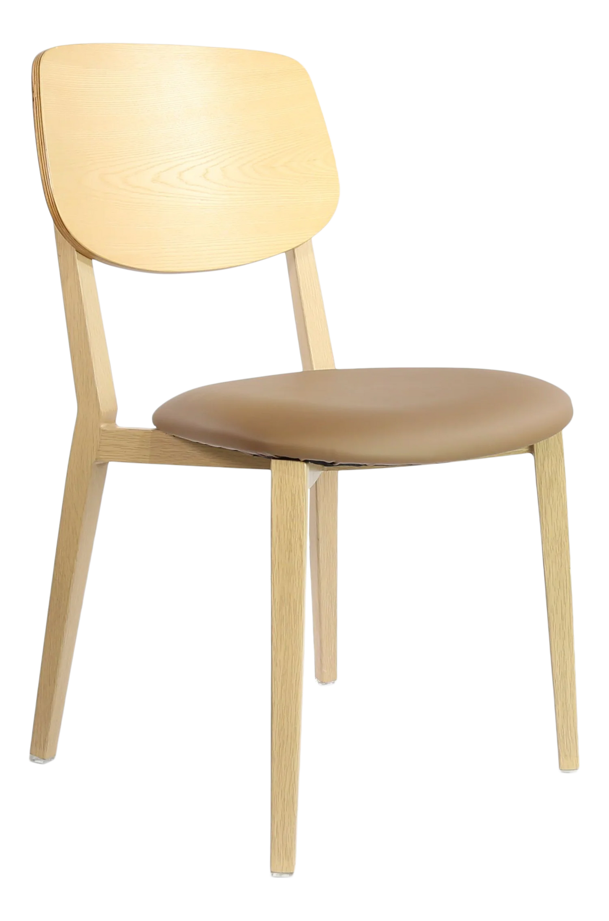 FL Atlanta Vinyl Upholstered Seat Hospitality Stackable Dining Chair - Large