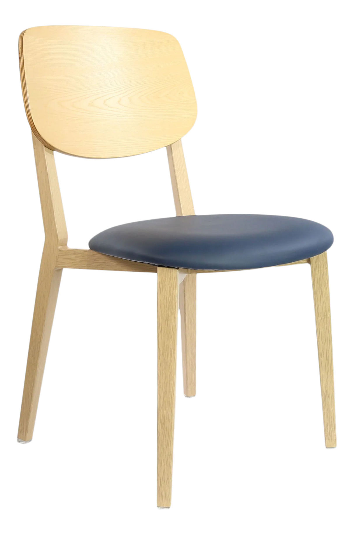 FL Atlanta Vinyl Upholstered Seat Hospitality Stackable Dining Chair - Large