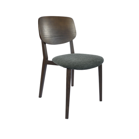 FL Atlanta Fabric Upholstered Seat Hospitality Stackable Dining Chair - Large