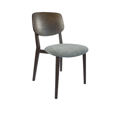 FL Atlanta Fabric Upholstered Seat Hospitality Stackable Dining Chair - Large