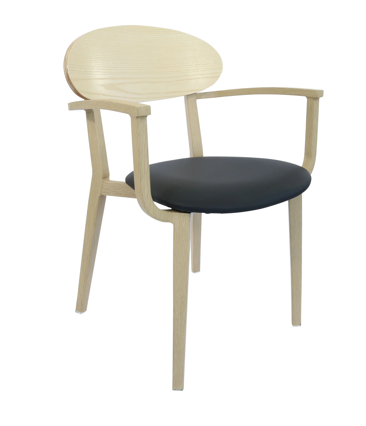 FL Atlanta Upholstered Seat Hospitality Stackable Dining Armchair