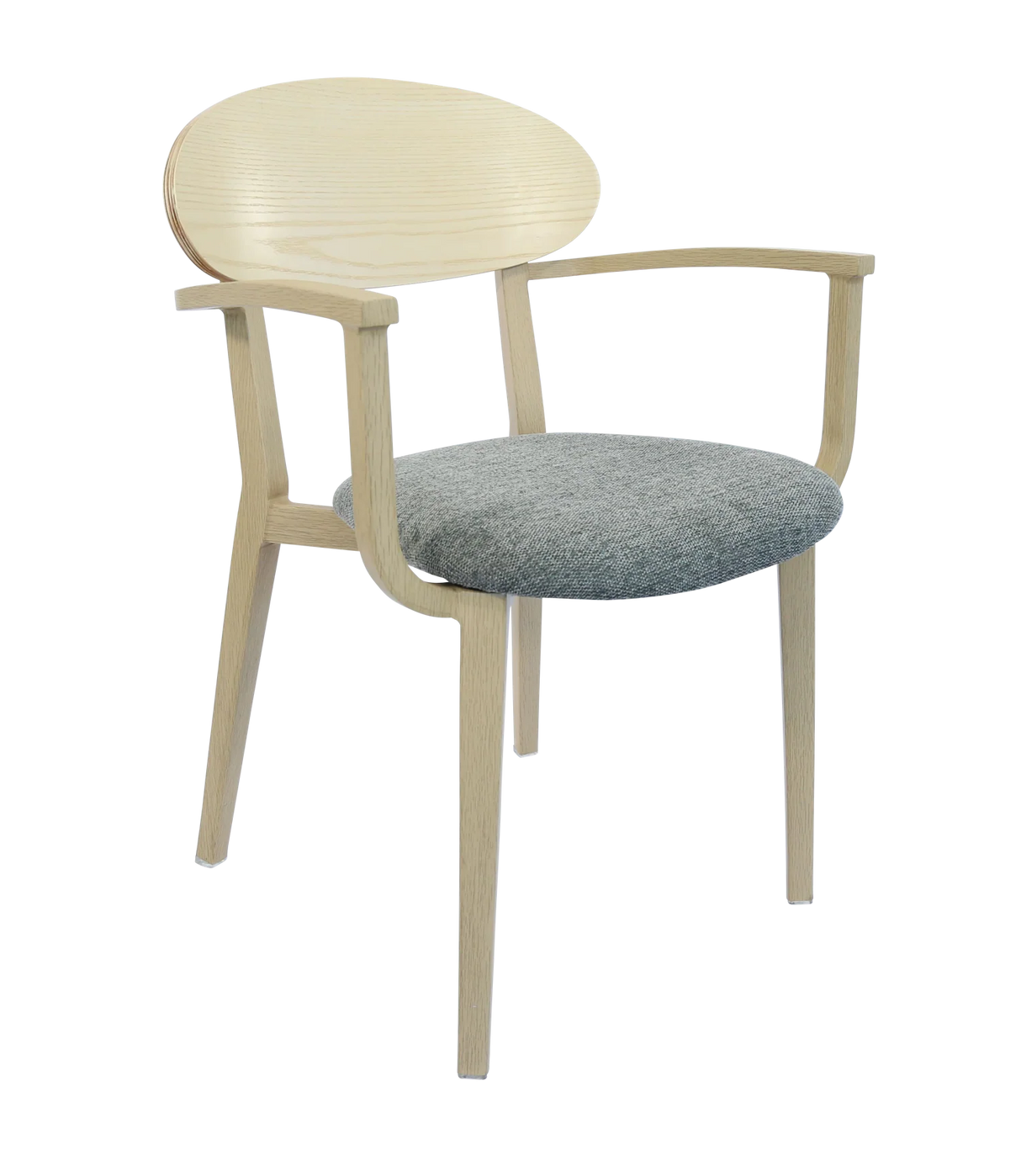 FL Atlanta Upholstered Seat Hospitality Stackable Dining Armchair