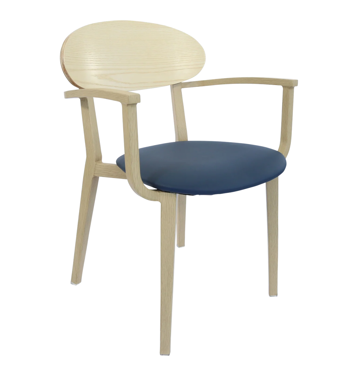 FL Atlanta Upholstered Seat Hospitality Stackable Dining Armchair