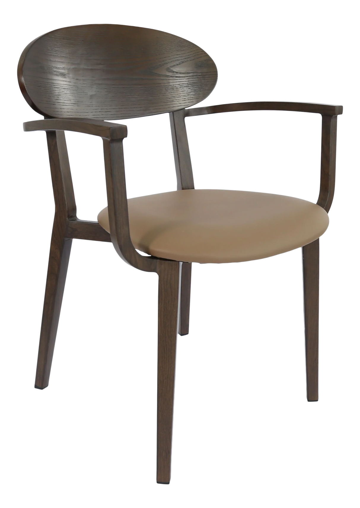 FL Atlanta Upholstered Seat Hospitality Stackable Dining Armchair