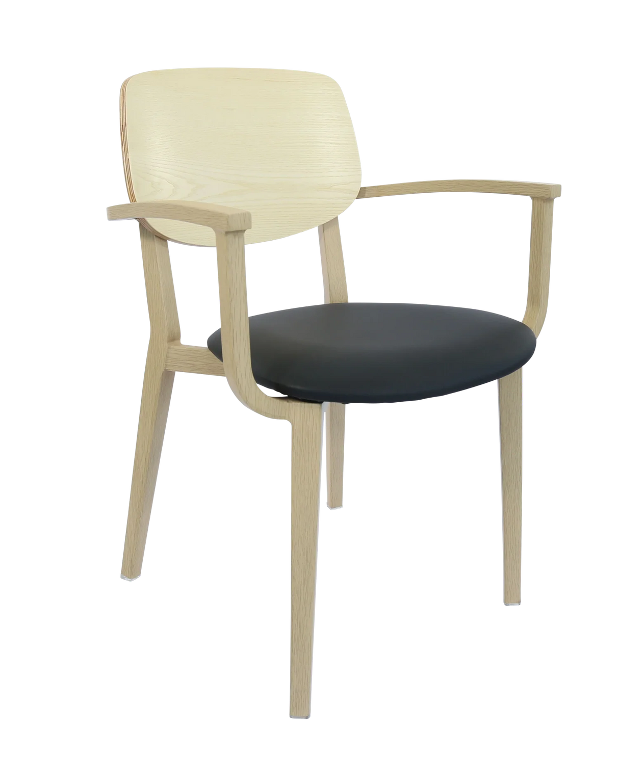 FL Atlanta Upholstered Seat Hospitality Stackable Dining Armchair - Large