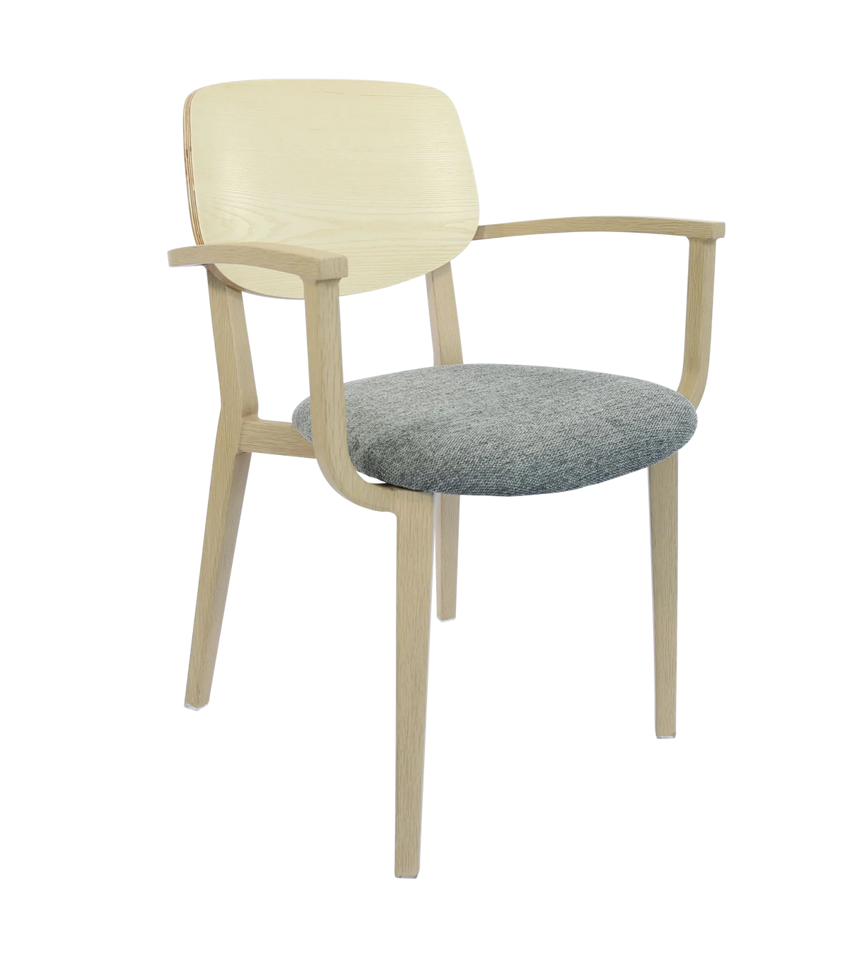 FL Atlanta Upholstered Seat Hospitality Stackable Dining Armchair - Large