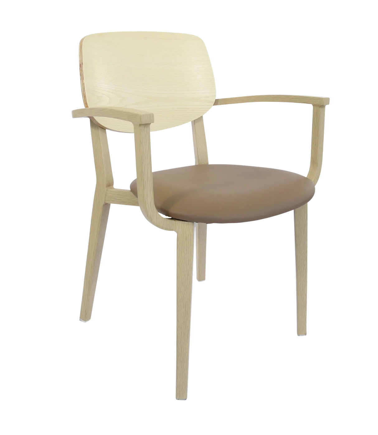 FL Atlanta Upholstered Seat Hospitality Stackable Dining Armchair - Large