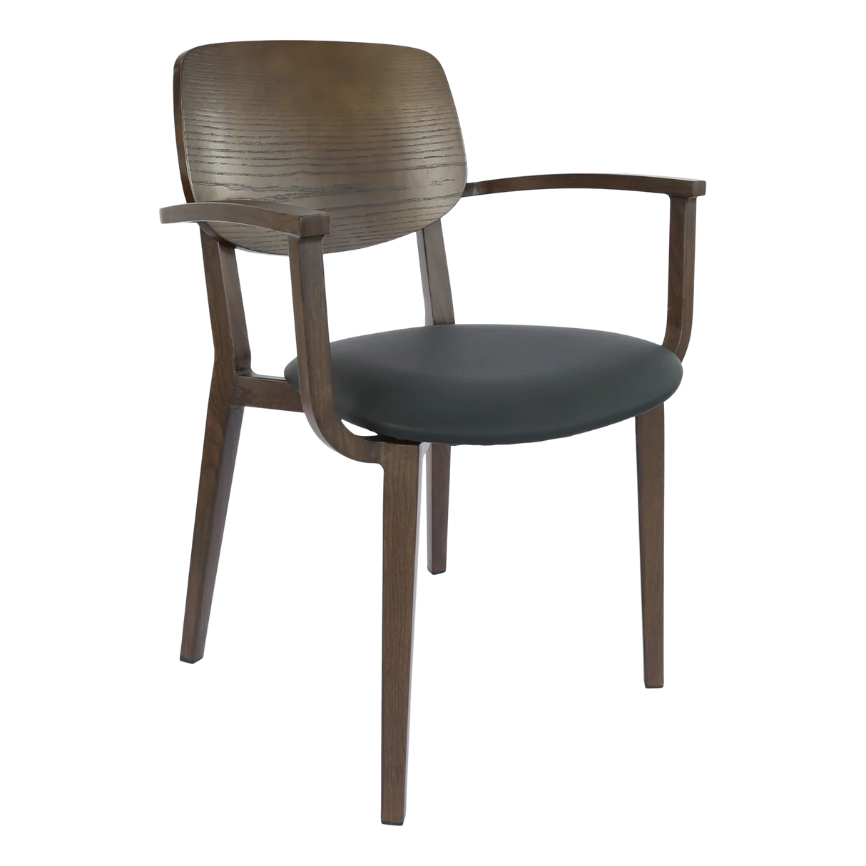 FL Atlanta Upholstered Seat Hospitality Stackable Dining Armchair - Large