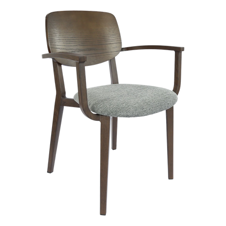 FL Atlanta Upholstered Seat Hospitality Stackable Dining Armchair - Large