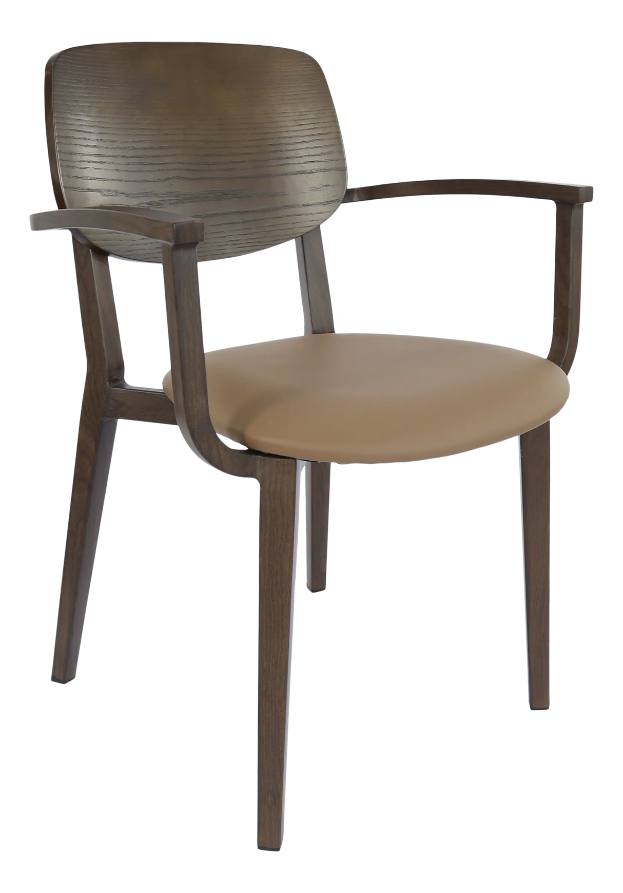 FL Atlanta Upholstered Seat Hospitality Stackable Dining Armchair - Large