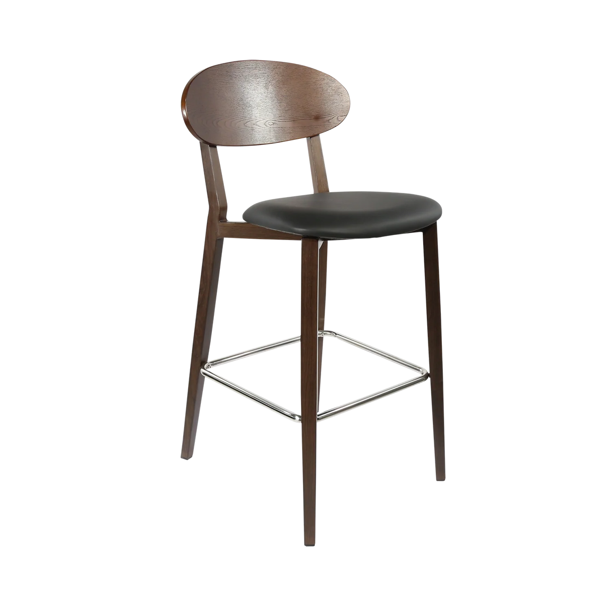 FL Atlanta Upholstered Seat Aluminium Frame Hospitality Barstool