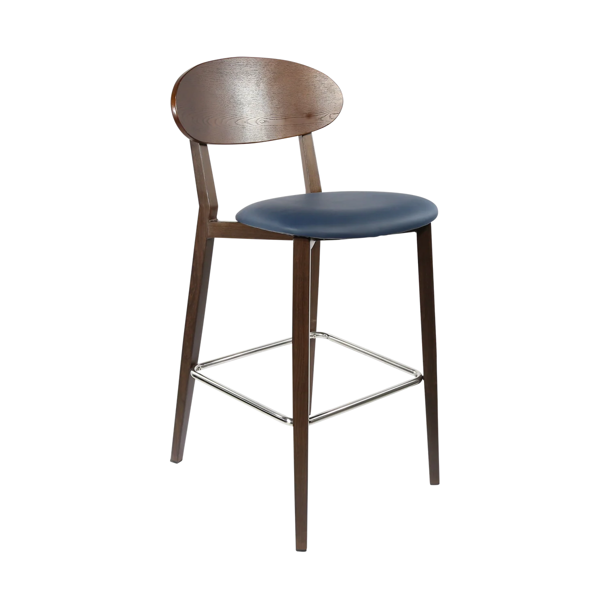 FL Atlanta Upholstered Seat Aluminium Frame Hospitality Barstool