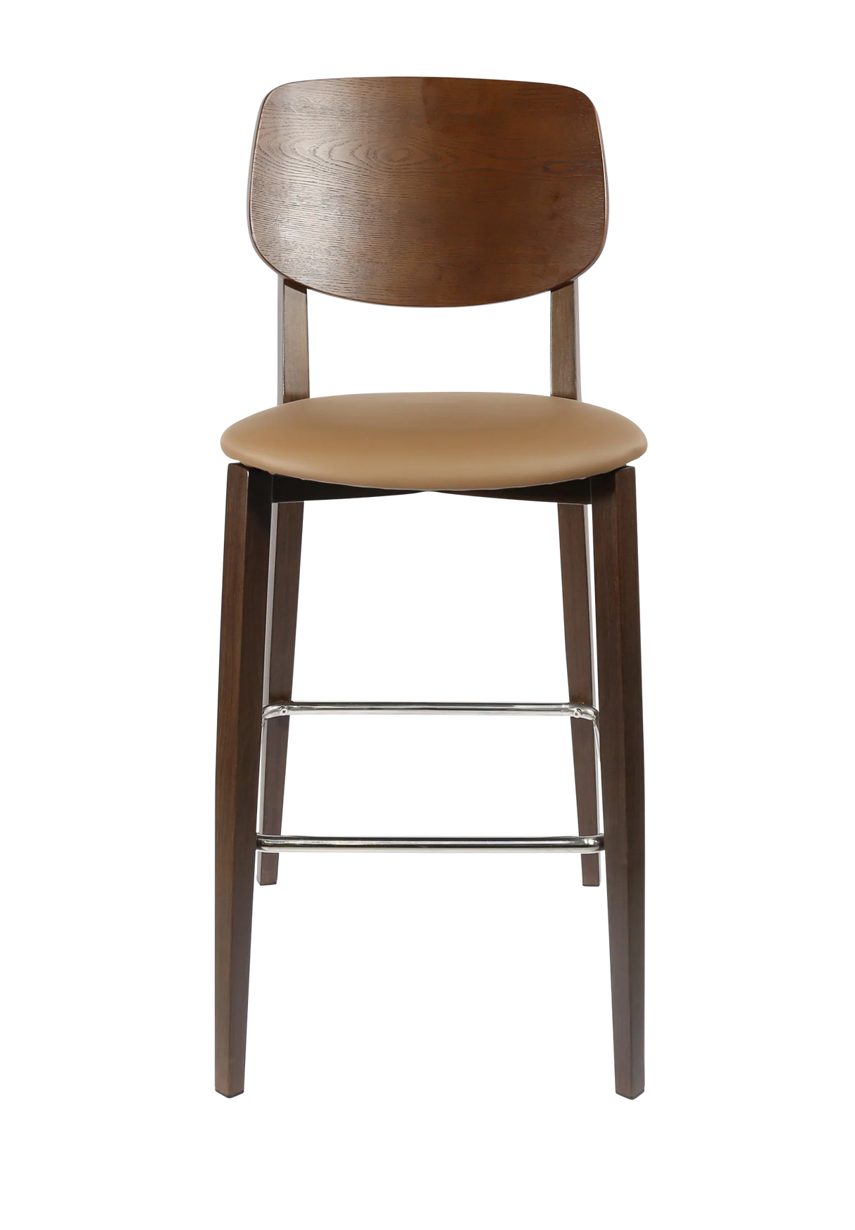 FL Atlanta Upholstered Seat Aluminium Frame Hospitality Barstool - Large