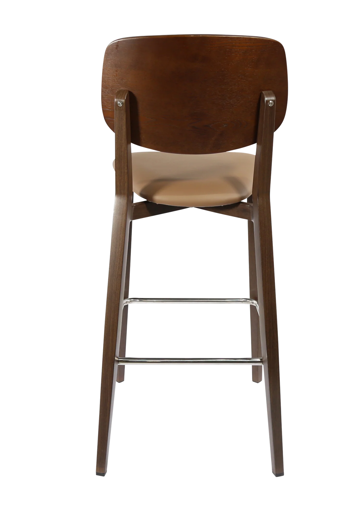FL Atlanta Upholstered Seat Aluminium Frame Hospitality Barstool - Large