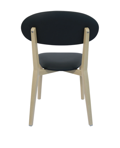 FL Atlanta Vinyl Upholstered Hospitality Stackable Dining Chair