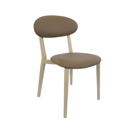 FL Atlanta Vinyl Upholstered Hospitality Stackable Dining Chair